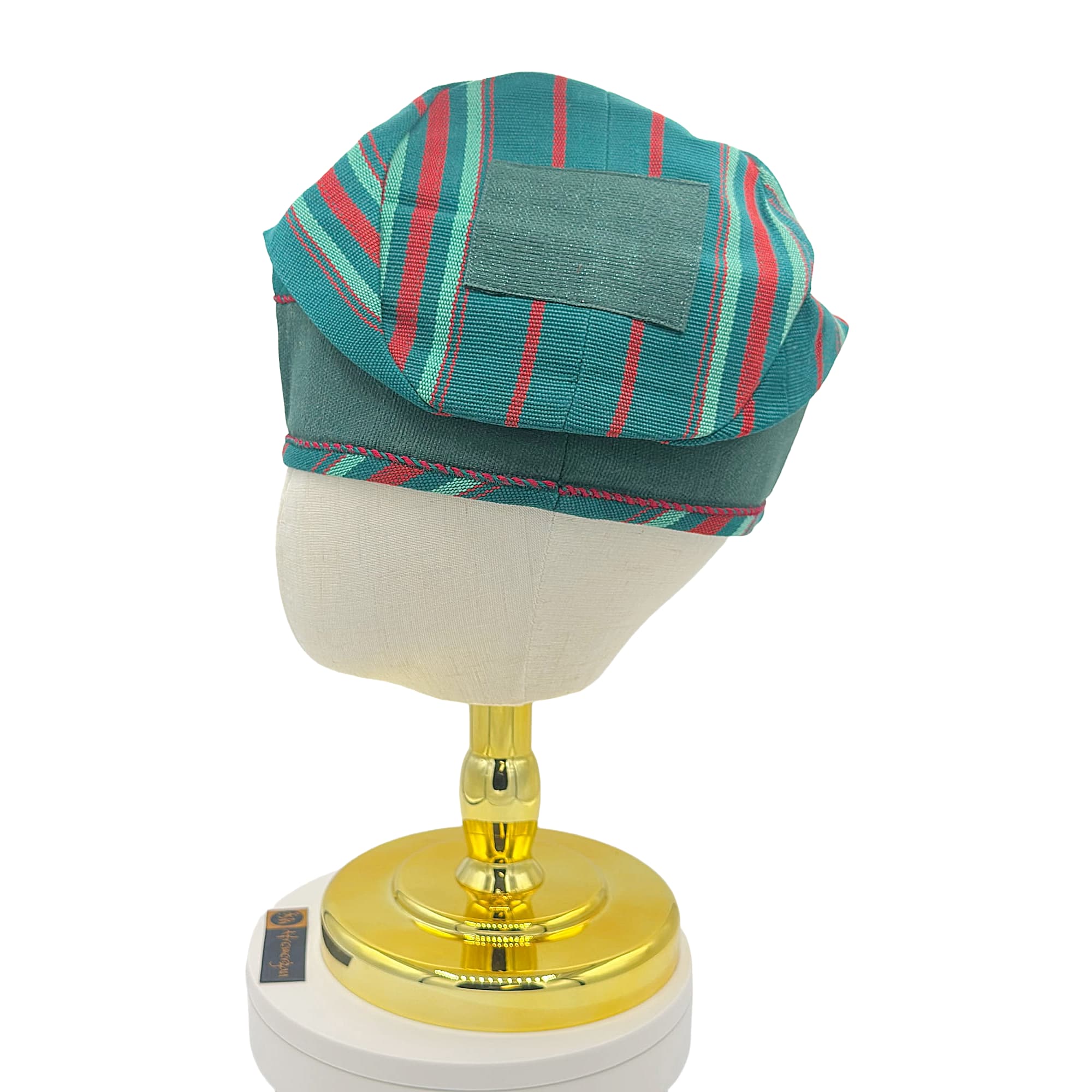 2GGREEN2 Yoruba Aso Oke Fila