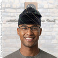 Yoruba Aso Oke Fila: African Men's Traditional Gobi Cap
