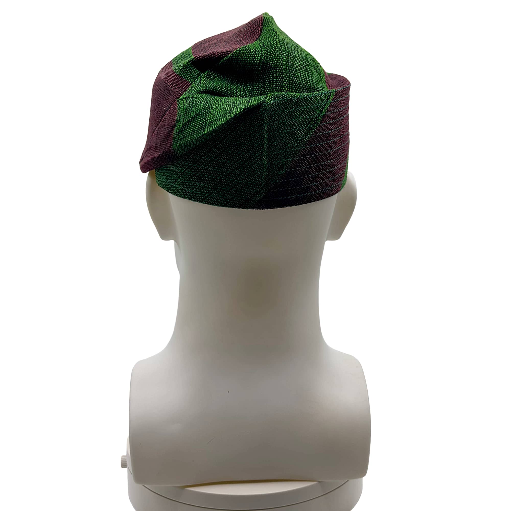 ADEBAYO Yoruba Aso Oke Fila: African Men's Traditional Gobi Cap