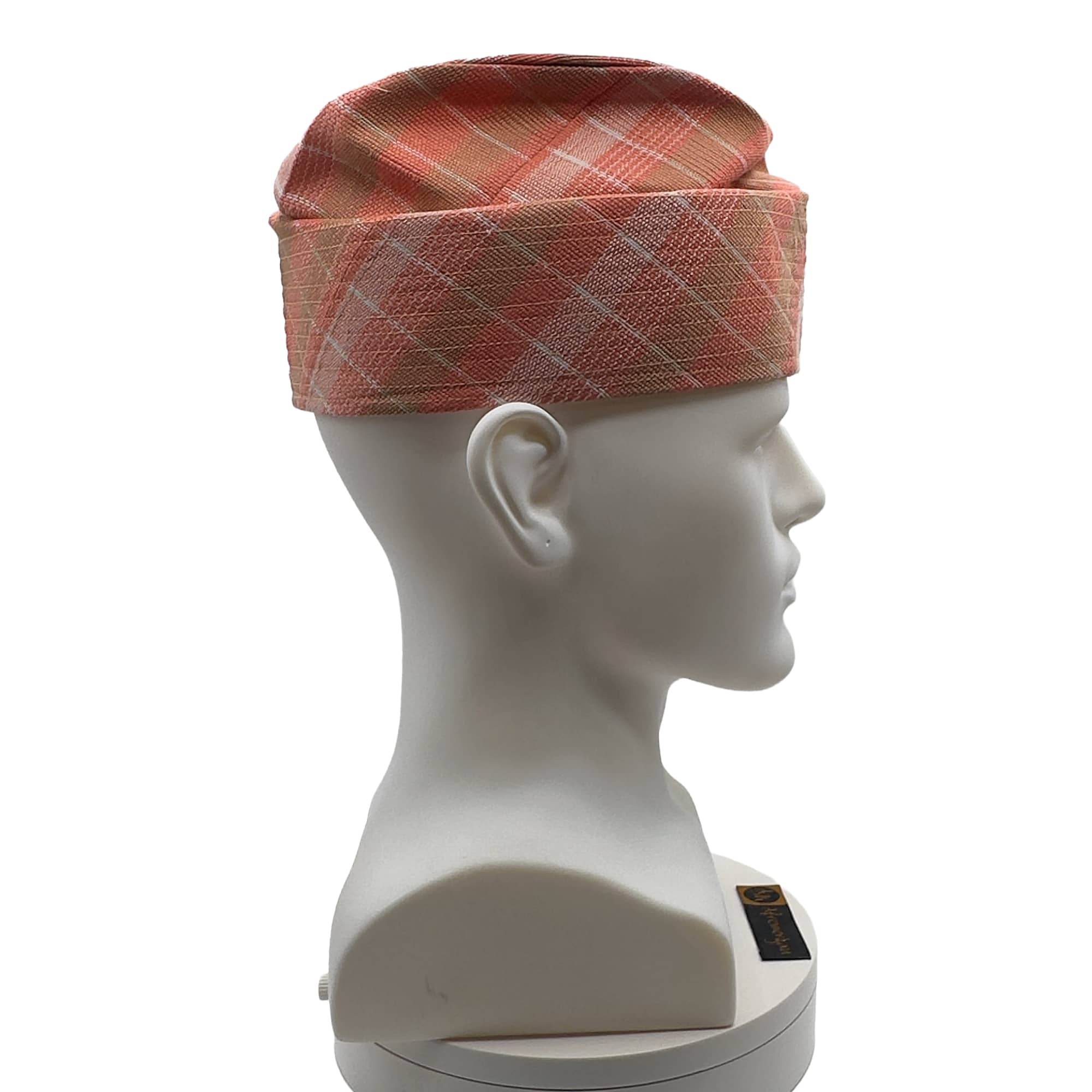 ADEBOYE Yoruba Aso Oke Fila: African Men's Traditional Gobi Cap