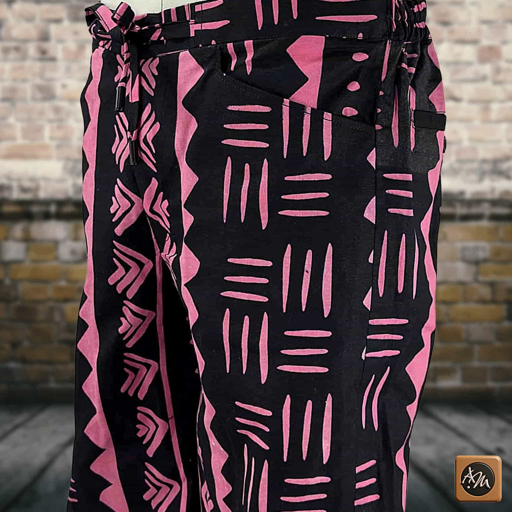 African Ankara Print Men's Shorts, Tribal Cotton Wax Print, Afrocentric Cargo Bottoms