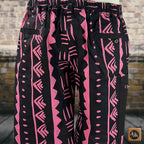 African Ankara Print Men's Shorts, Tribal Cotton Wax Print, Afrocentric Cargo Bottoms