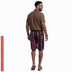 African Ankara Print Men's Shorts, Tribal Cotton Wax Print, Afrocentric Cargo Bottoms