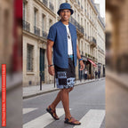 African Ankara Print Men's Shorts