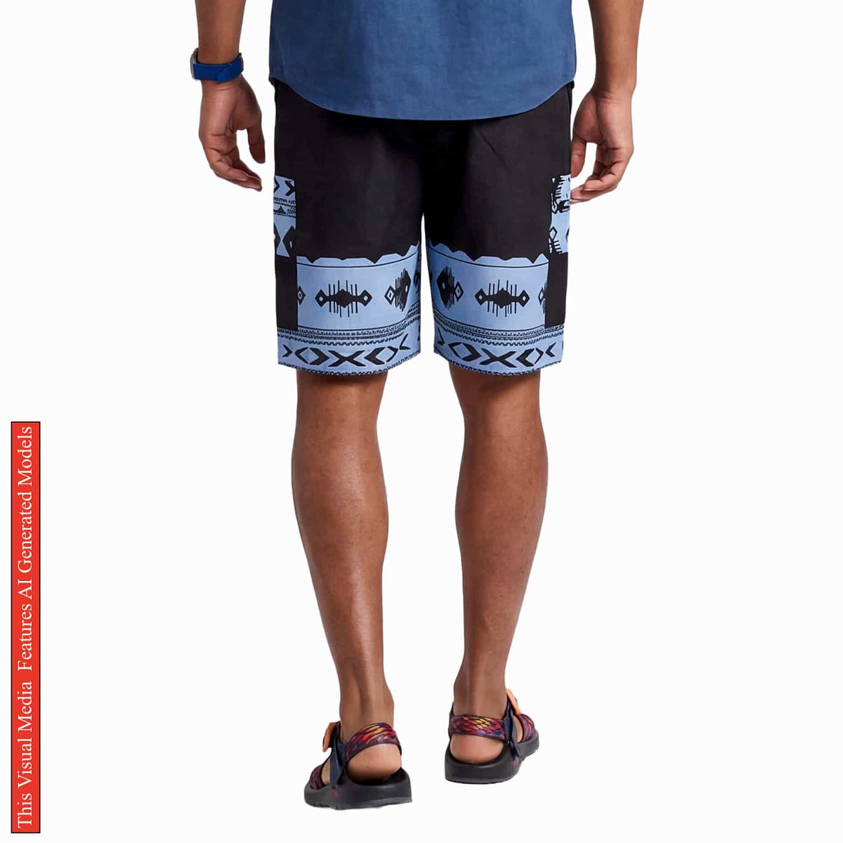 African Ankara Print Men's Shorts