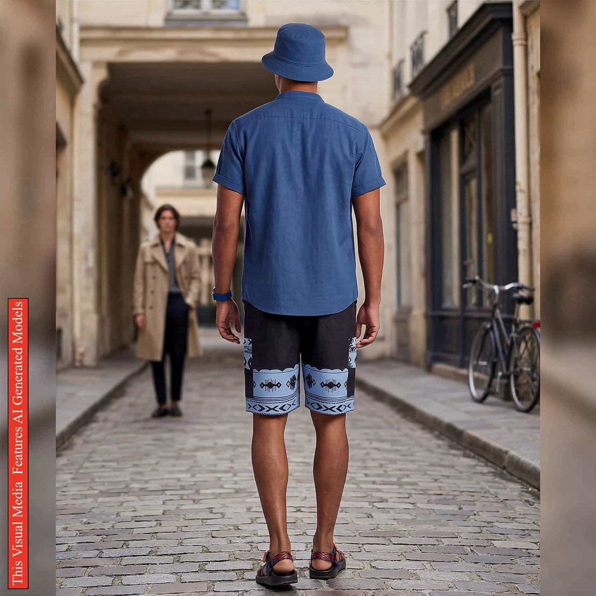 African Ankara Print Men's Shorts