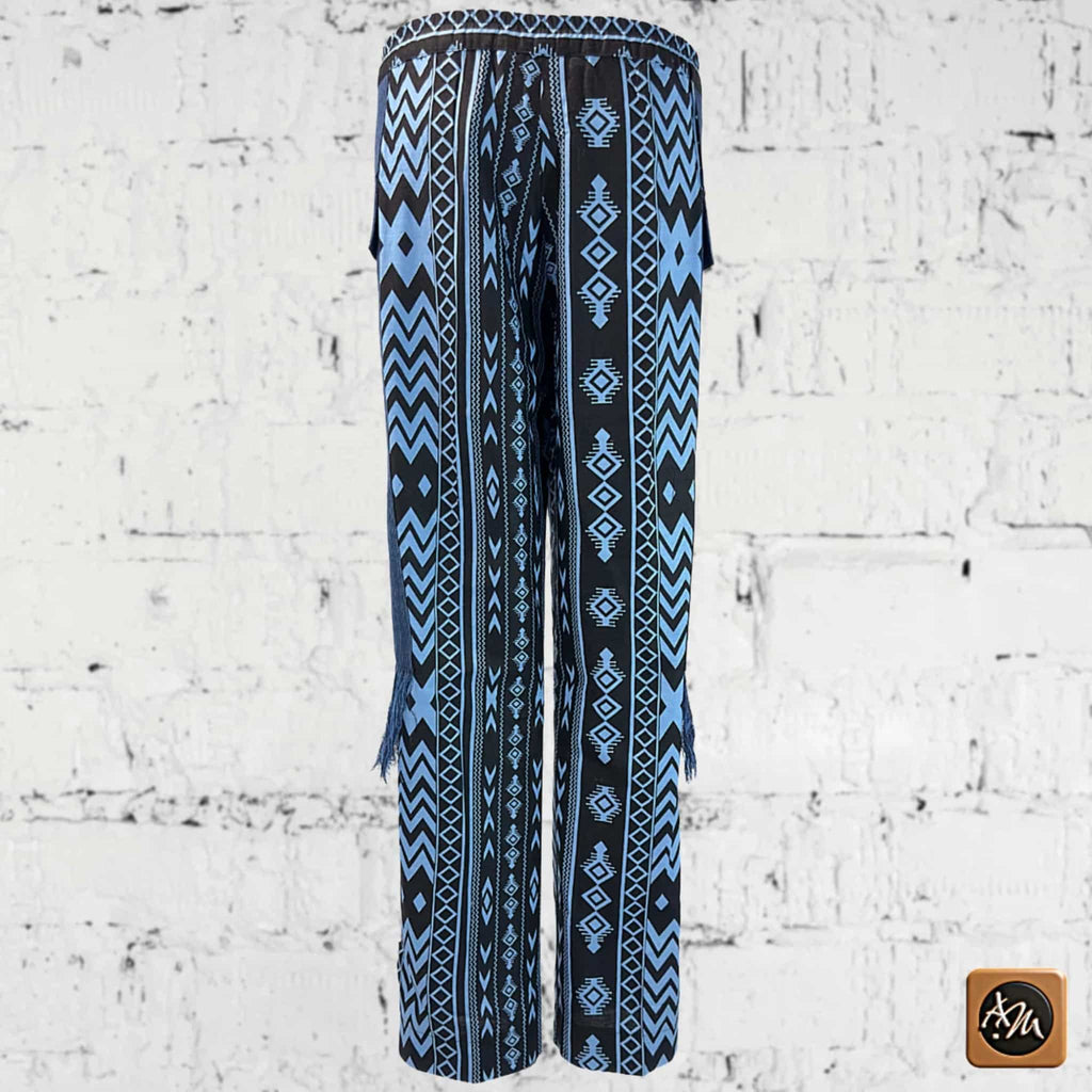 Men's Ankara Patchwork Trousers: African Print Tribal Pants