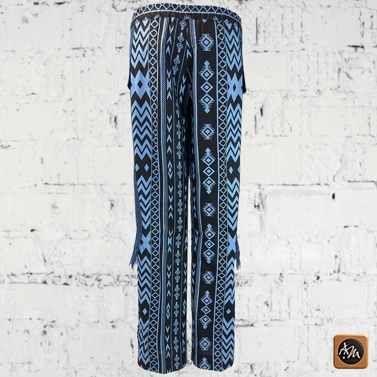 Men's Ankara Patchwork Trousers: African Print Tribal Pants