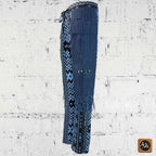 Men's Ankara Patchwork Trousers: African Print Tribal Pants