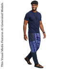 African Ankara Print Harem Pants: Men's Boho Aladdin Trousers