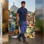African Ankara Print Harem Pants: Men's Boho Aladdin Trousers