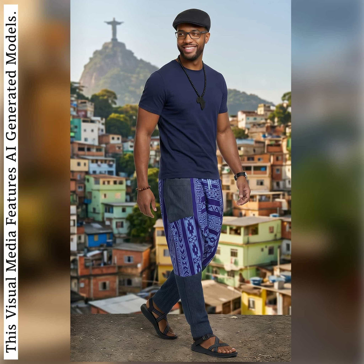 African Ankara Print Harem Pants: Men's Boho Aladdin Trousers