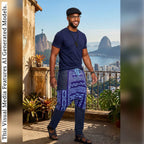 African Ankara Print Harem Pants: Men's Boho Aladdin Trousers