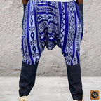 African Ankara Print Harem Pants: Men's Boho Aladdin Trousers