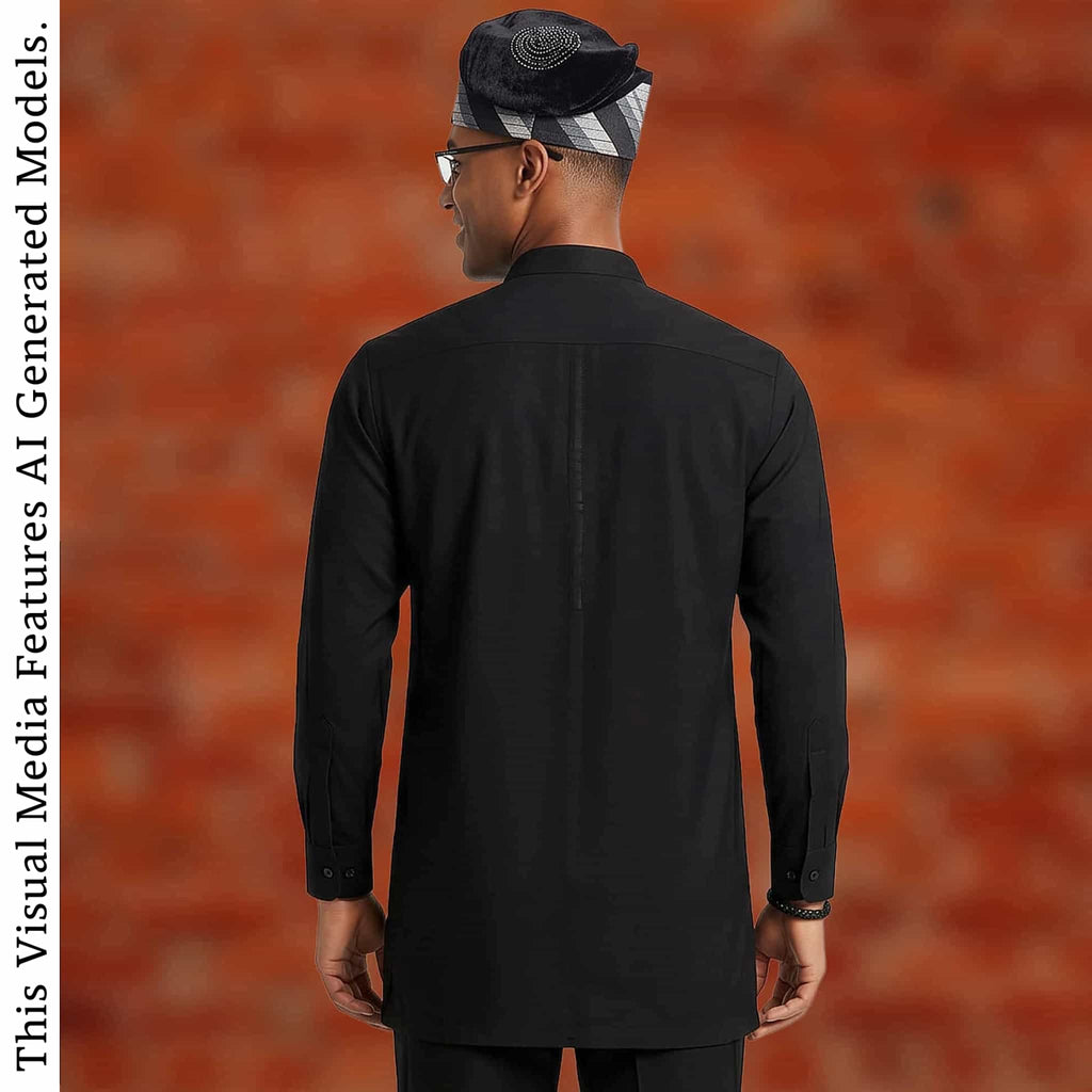 ALAYELUWA Rhinestone Embroidered Velvet Yoruba Cap