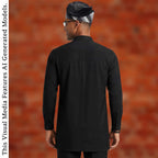 ALAYELUWA Rhinestone Embroidered Velvet Yoruba Cap