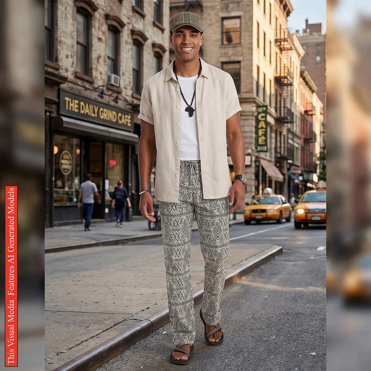 African Men Print Pants, Tribal Mud Fit Trousers, Bold Pattern Statement Ankara Bottoms