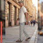 African Men Print Pants, Tribal Mud Fit Trousers, Bold Pattern Statement Ankara Bottoms