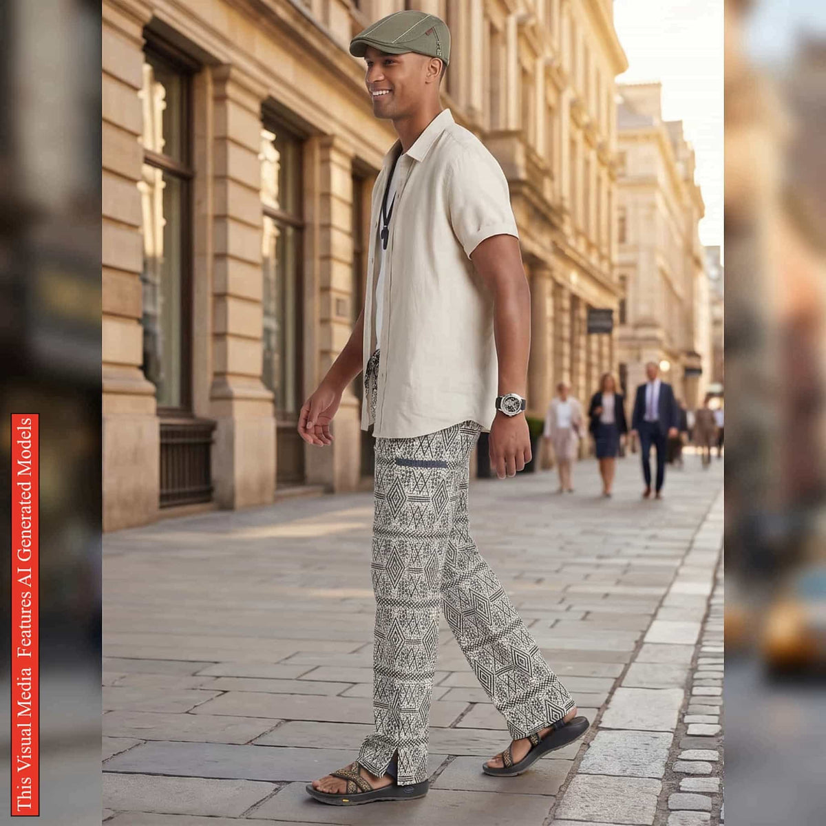African Men Print Pants, Tribal Mud Fit Trousers, Bold Pattern Statement Ankara Bottoms