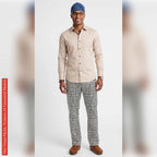 African Men Print Pants, Tribal Mud Fit Trousers, Bold Pattern Statement Ankara Bottoms