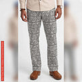 African Men Print Pants, Tribal Mud Fit Trousers, Bold Pattern Statement Ankara Bottoms