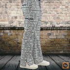 African Men Print Pants, Tribal Mud Fit Trousers, Bold Pattern Statement Ankara Bottoms