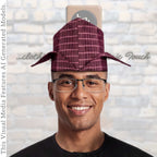 Yoruba Abetiaja Cap: Aso Oke Fila, African Men's Traditional Hat