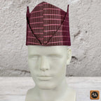 Yoruba Abetiaja Cap: Aso Oke Fila, African Men's Traditional Hat