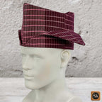 Yoruba Abetiaja Cap: Aso Oke Fila, African Men's Traditional Hat