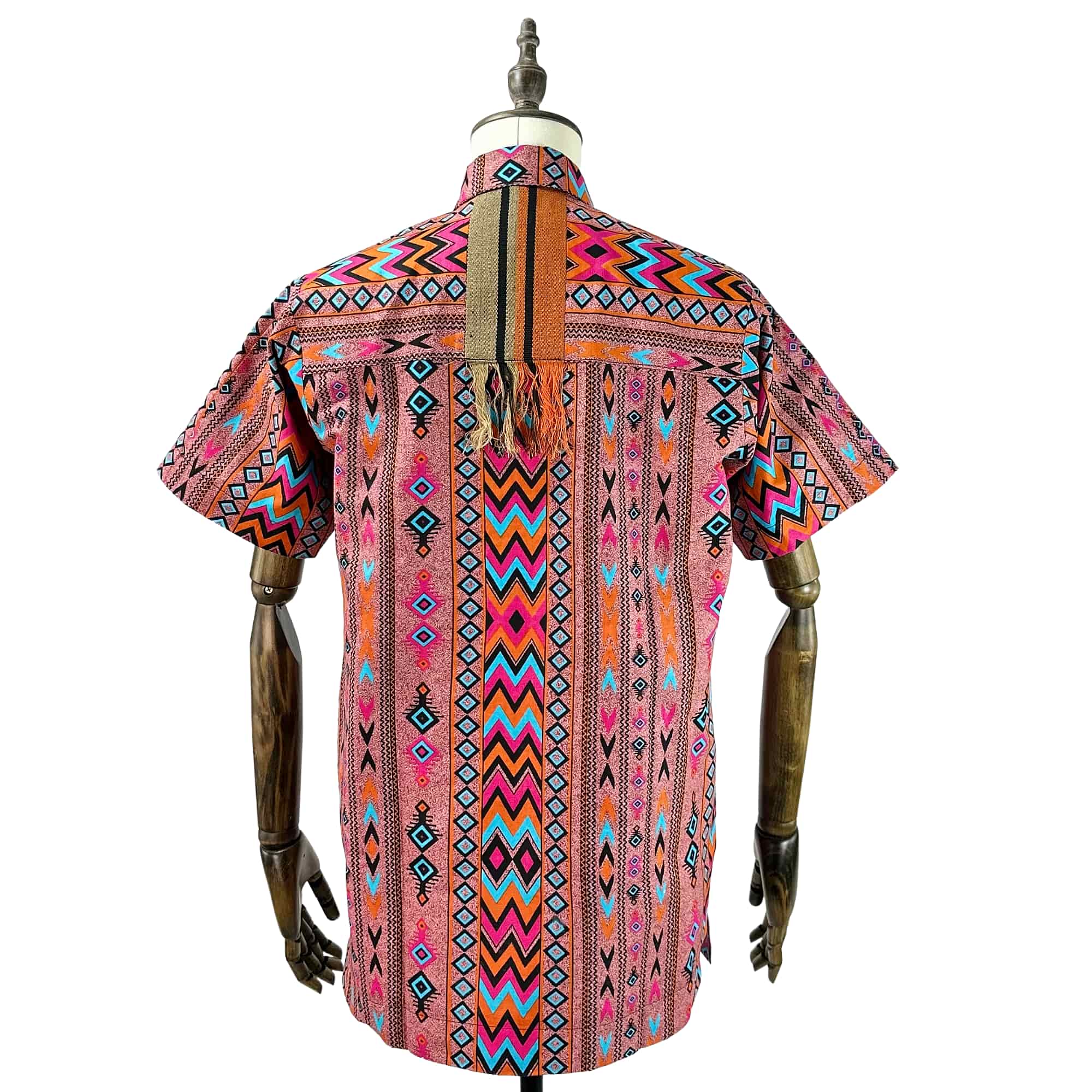 African Print Casual Short Sleeve Shirt