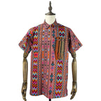 African Print Casual Short Sleeve Shirt