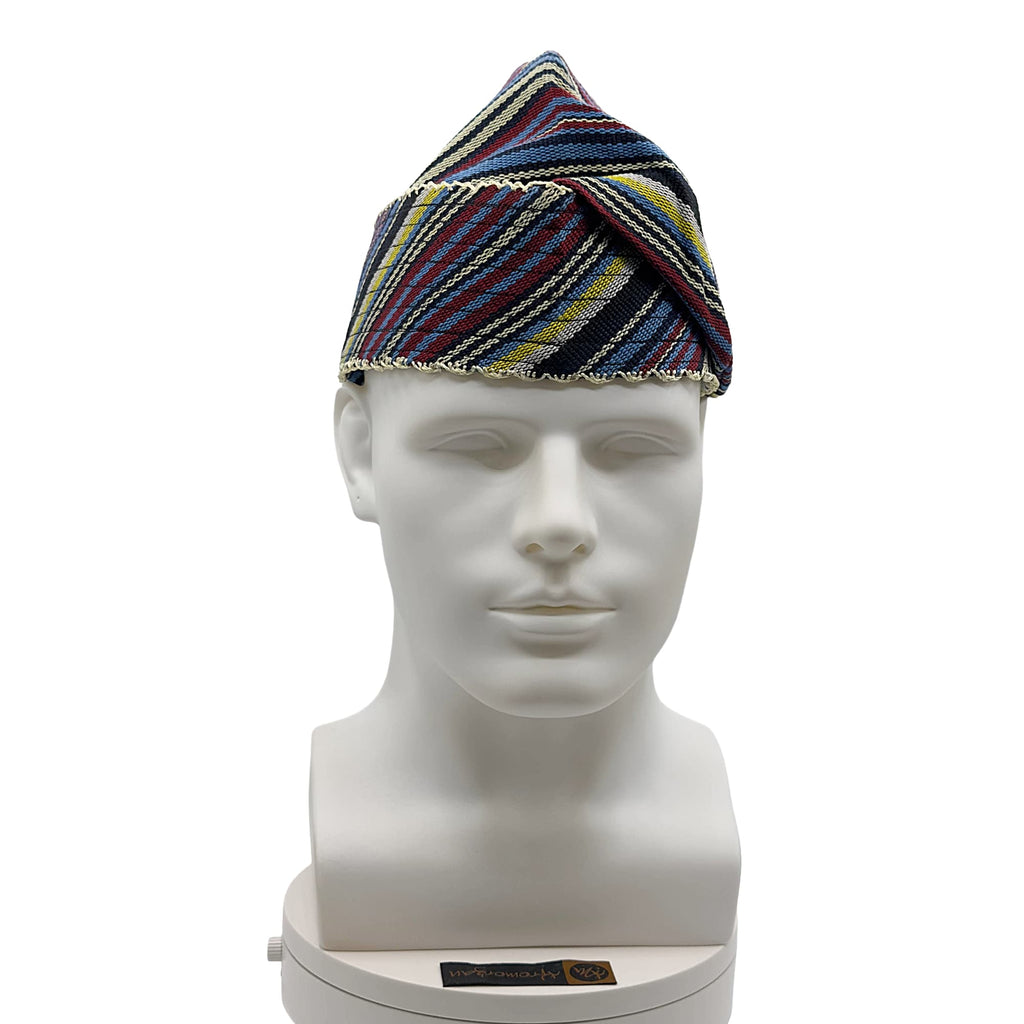 ADIGUN Knitted Yoruba Aso Oke Fila