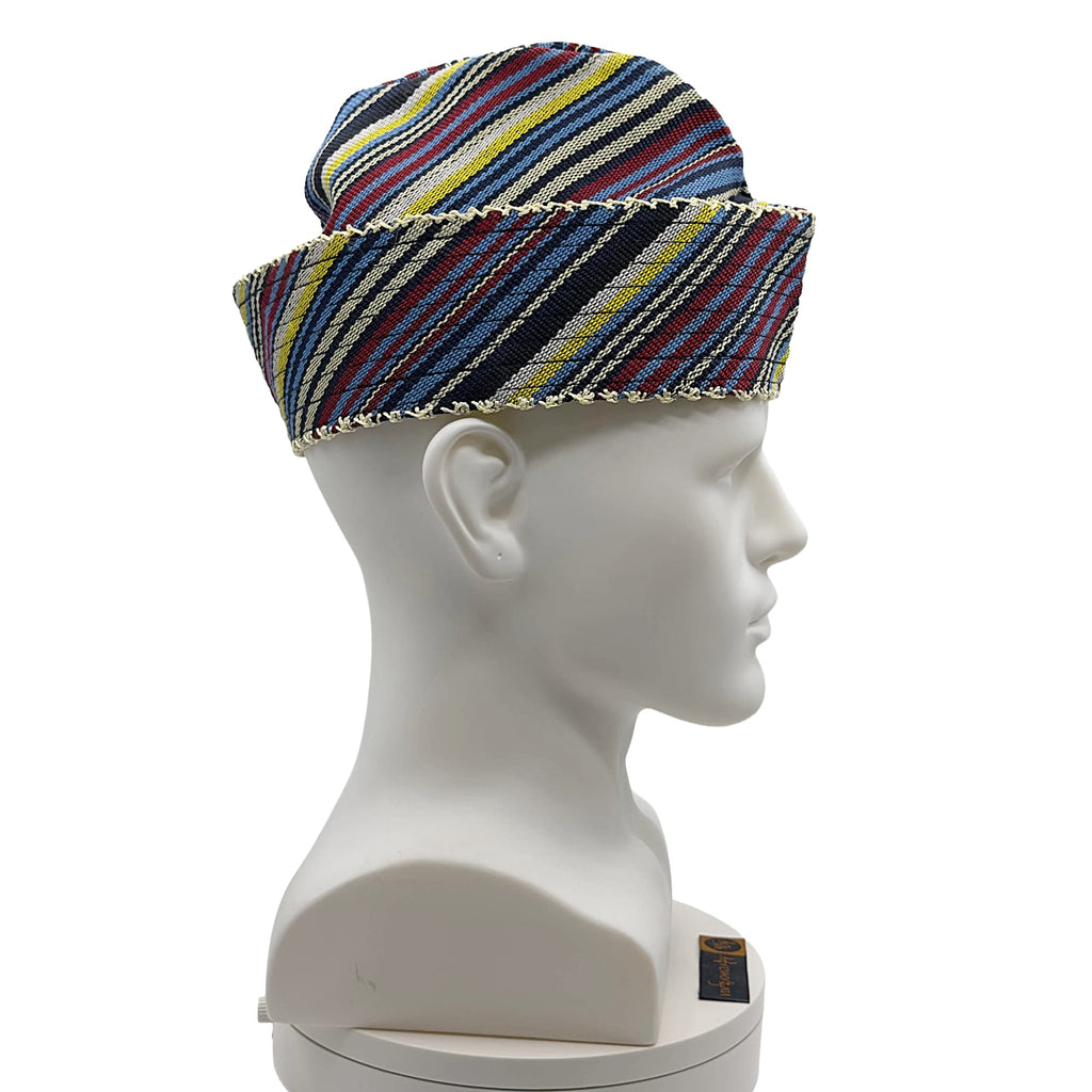 ADIGUN Knitted Yoruba Aso Oke Fila