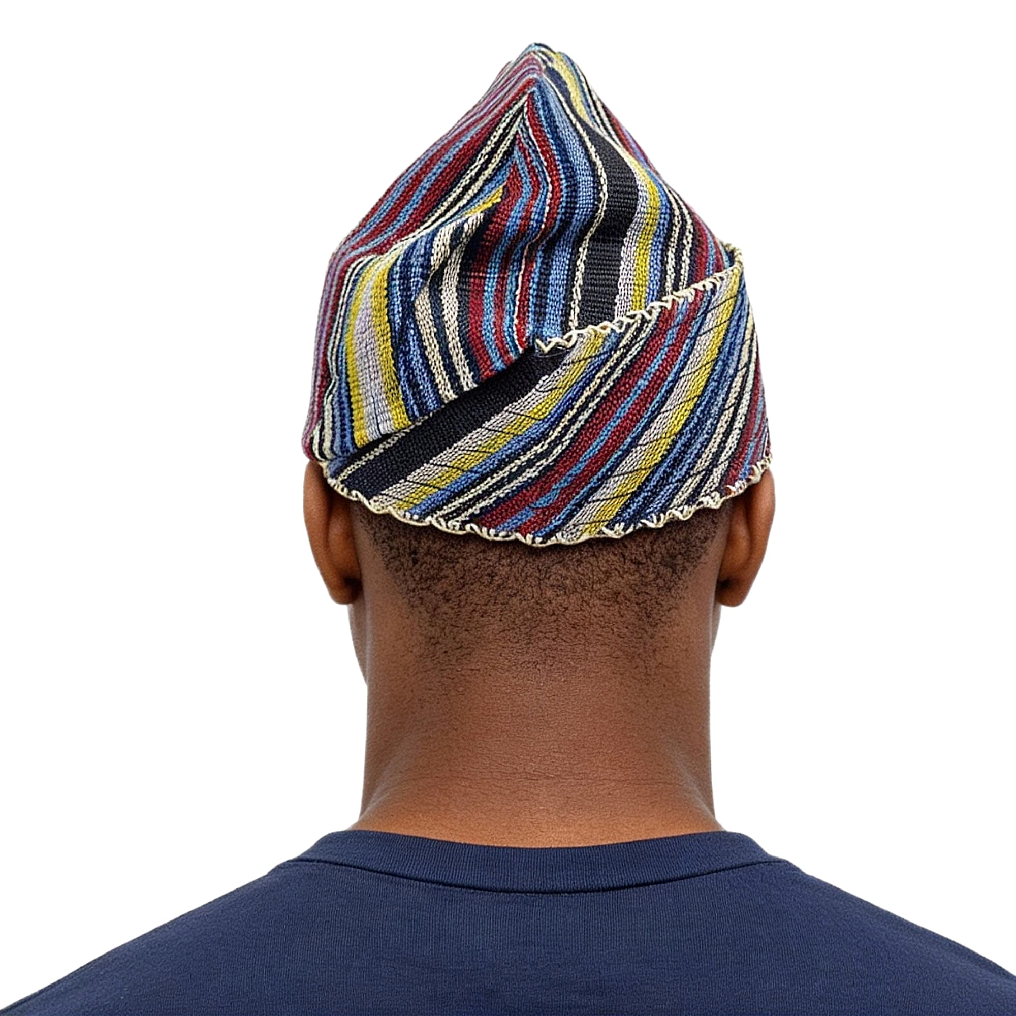 ADIGUN Knitted Yoruba Aso Oke Fila