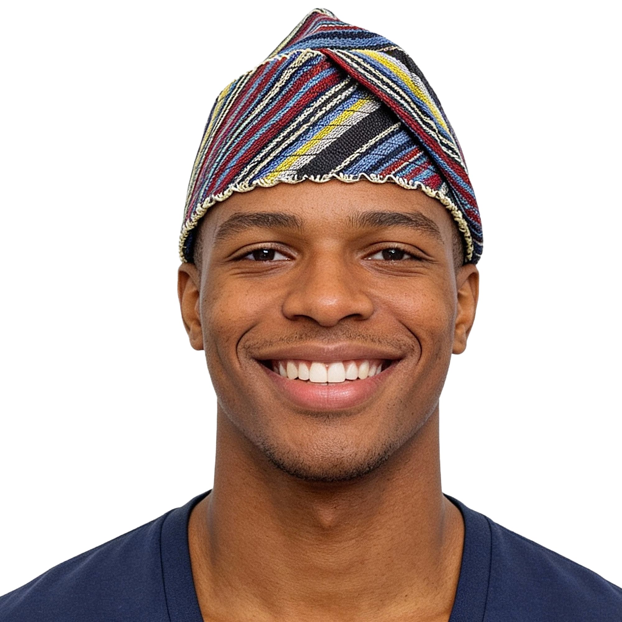 ADIGUN Knitted Yoruba Aso Oke Fila