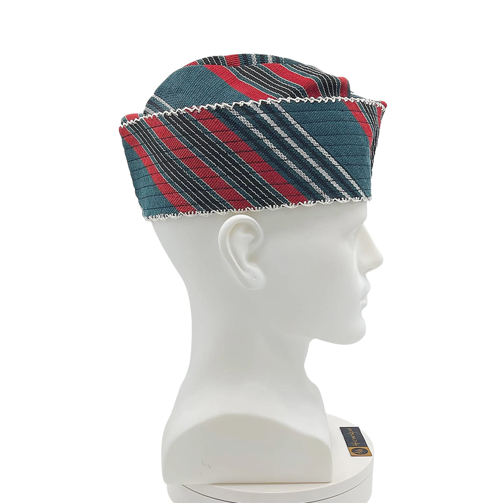 Knitted Yoruba Aso Oke Fila
