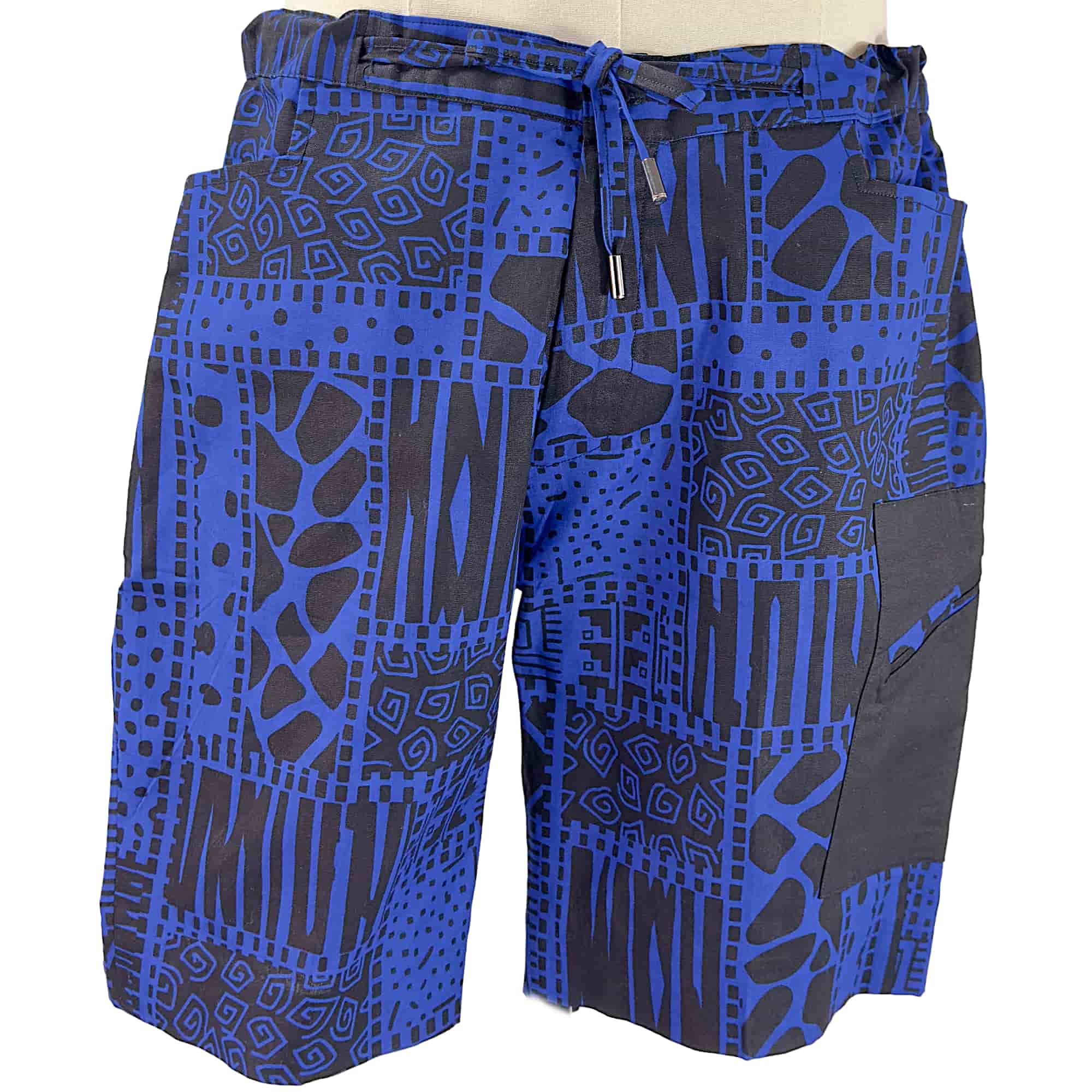 ORIRE African Ankara Print Men's Shorts NVB