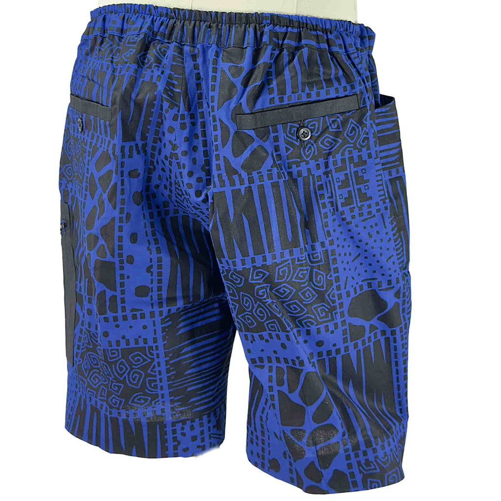 African Ankara Print Men's Shorts NVB