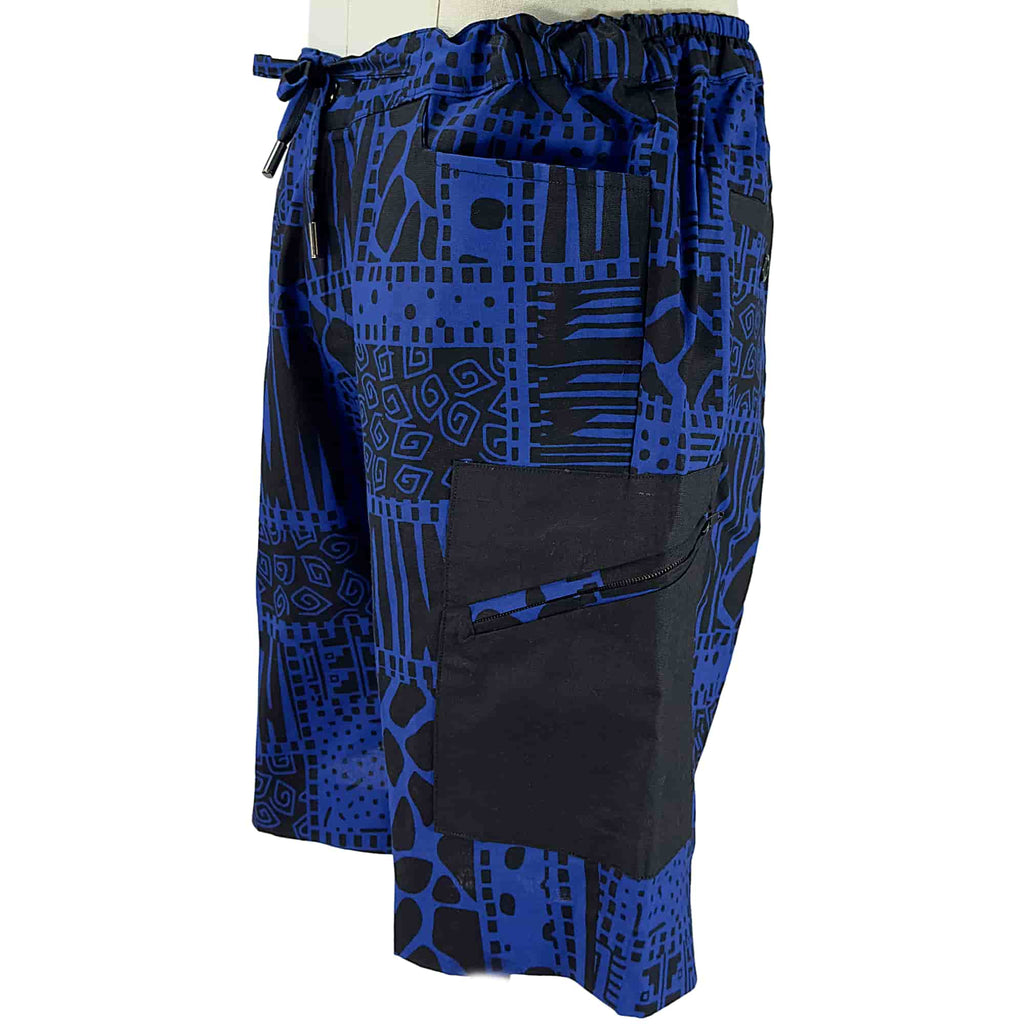 African Ankara Print Men's Shorts NVB