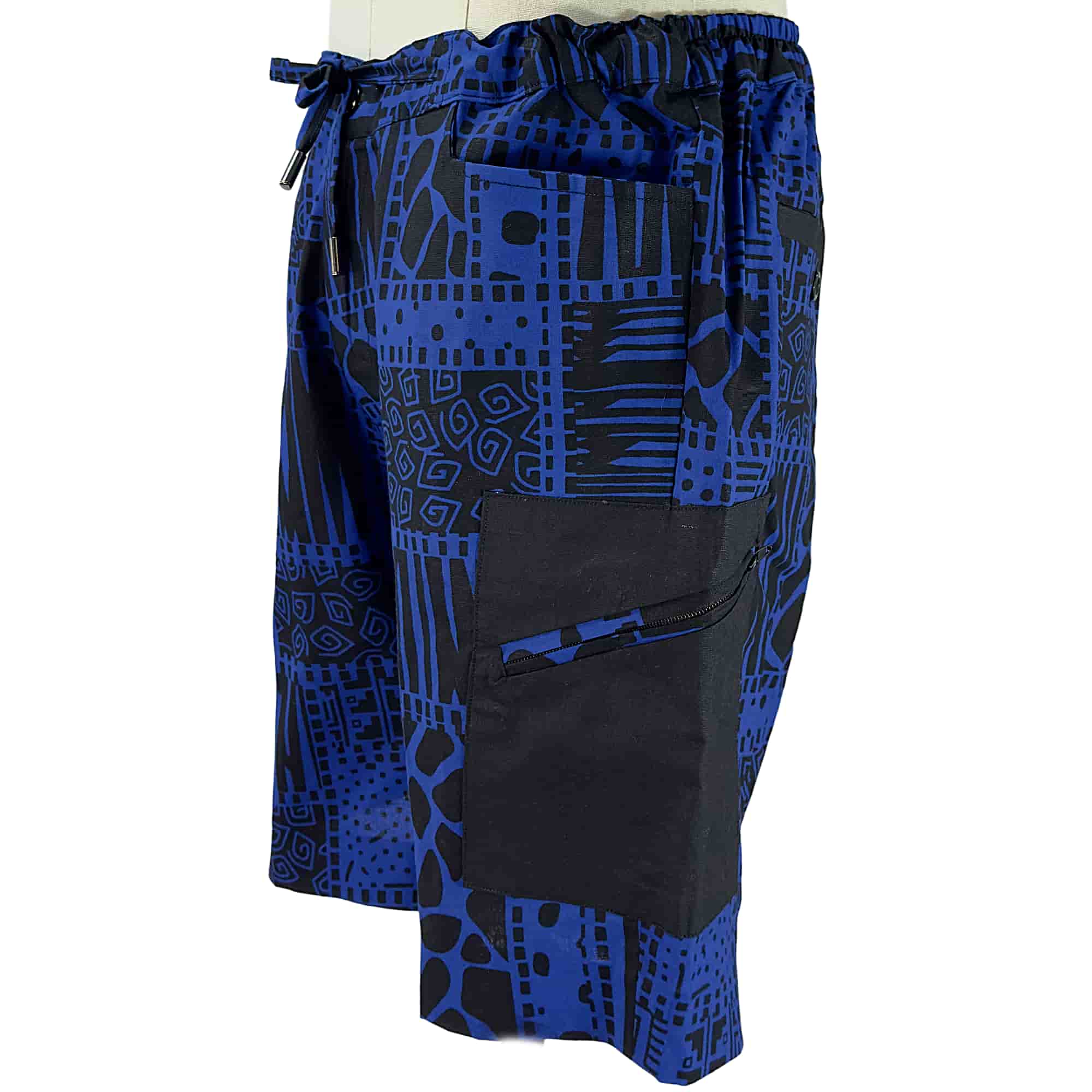 African Ankara Print Men's Shorts NVB