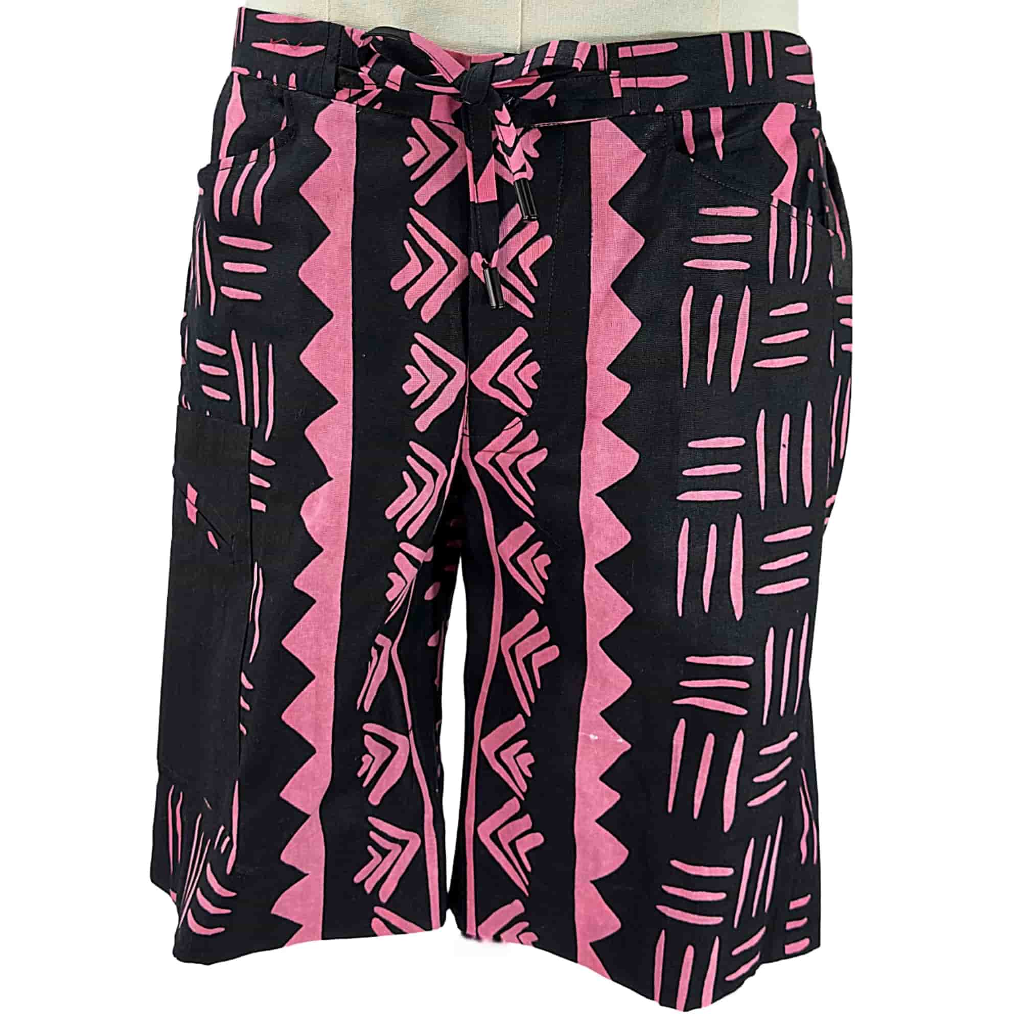 ADIO African Ankara Print Men's Shorts PK