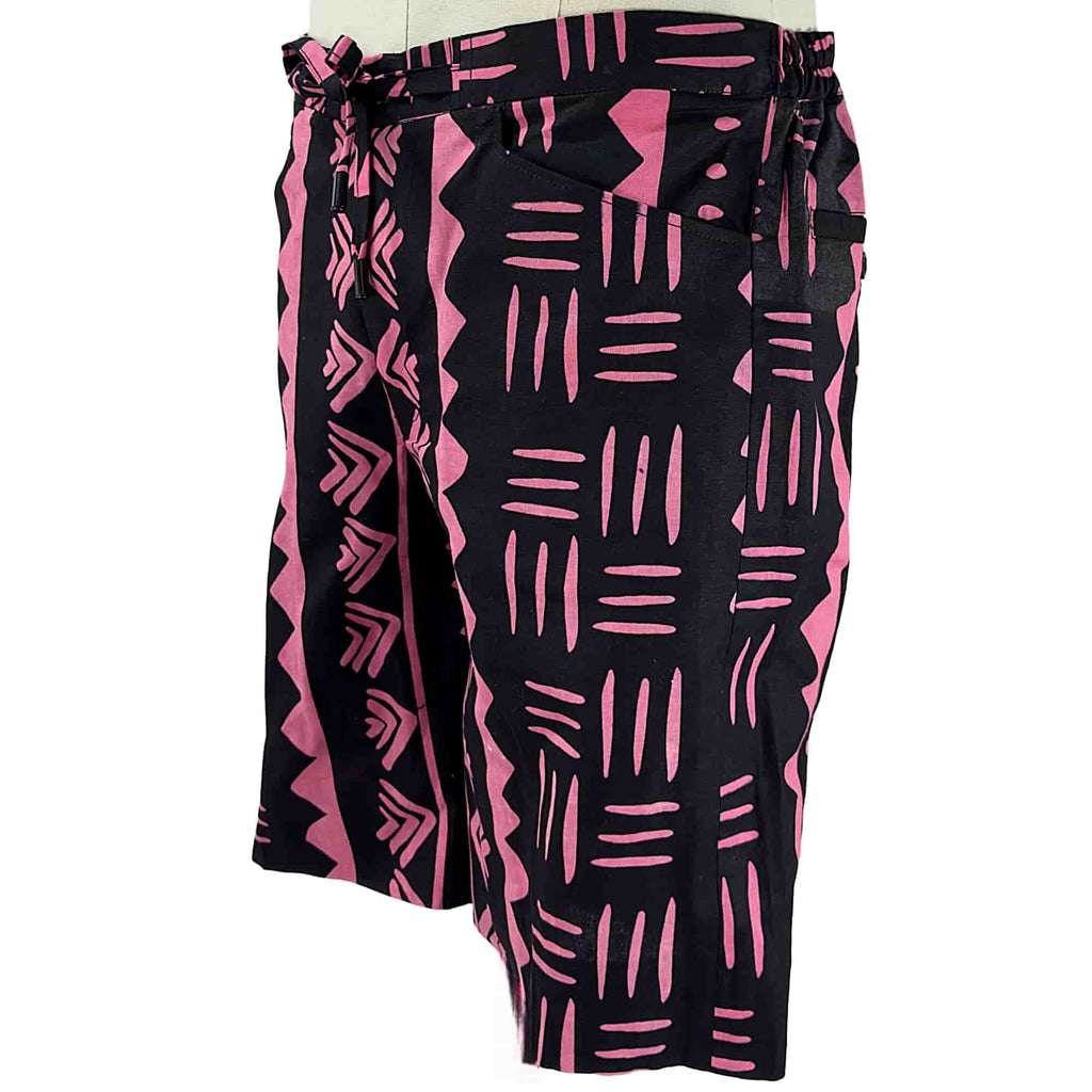 ADIO African Ankara Print Men's Shorts PK