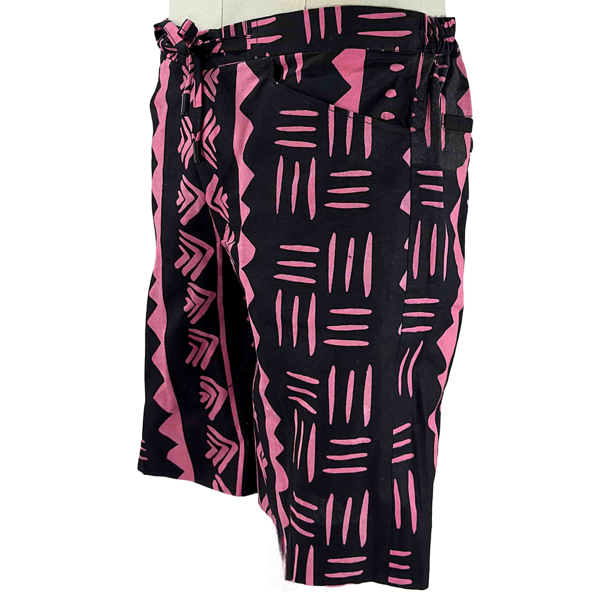 ADIO African Ankara Print Men's Shorts PK