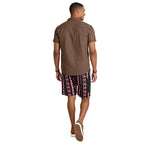 ADIO African Ankara Print Men's Shorts PK