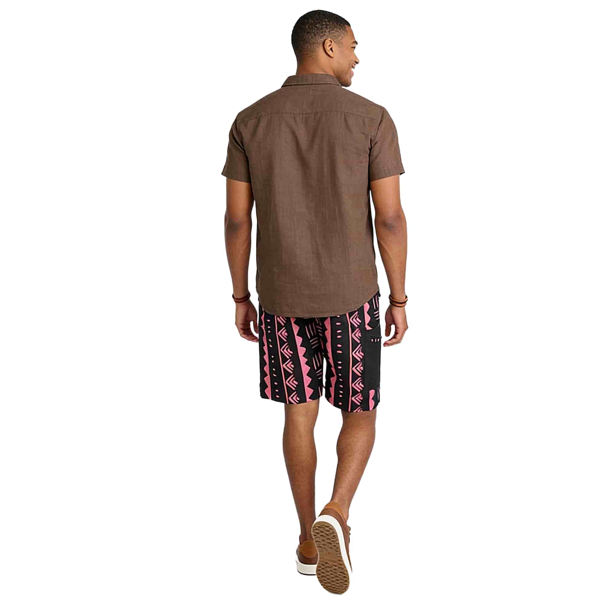 ADIO African Ankara Print Men's Shorts PK
