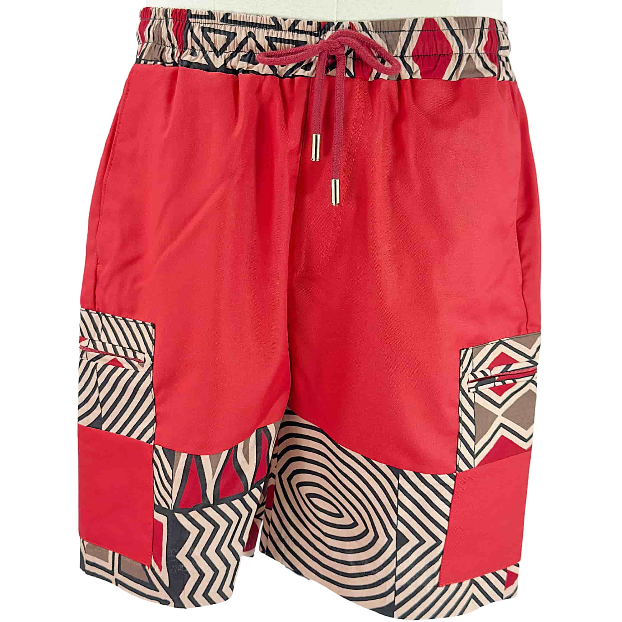 IRAWO African Ankara Print Men's Shorts RD
