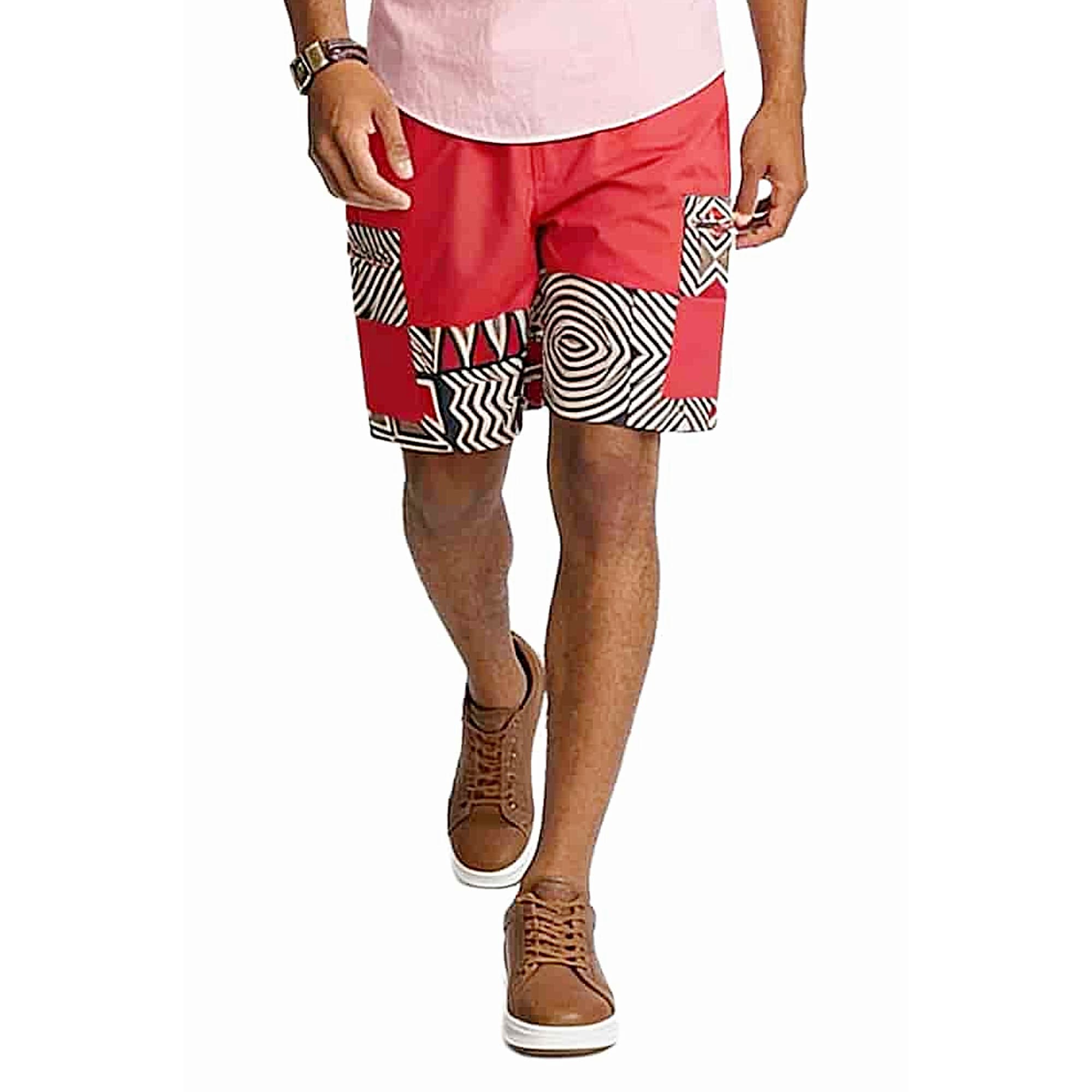 IRAWO African Ankara Print Men's Shorts RD