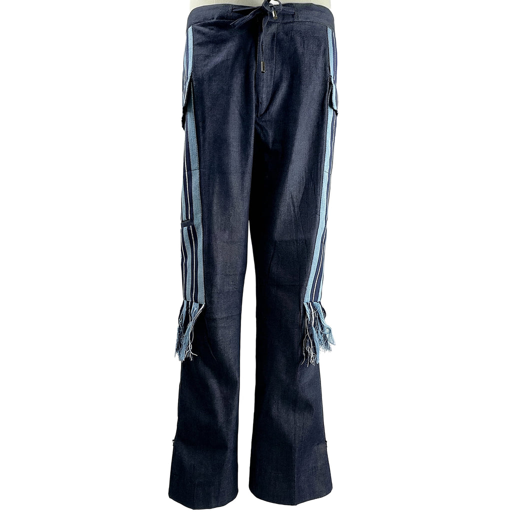 ARO African Denim Patchwork Trousers