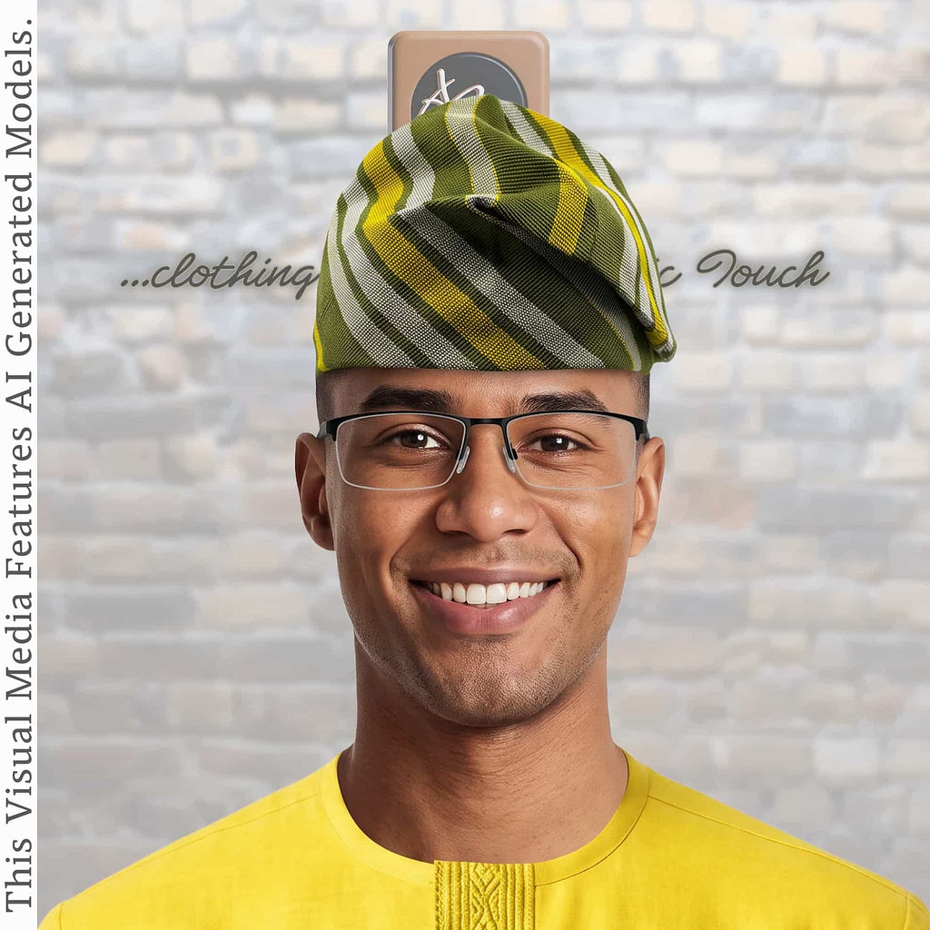 African Men's Traditional Gobi Cap