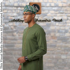 African Men's Traditional Gobi Cap